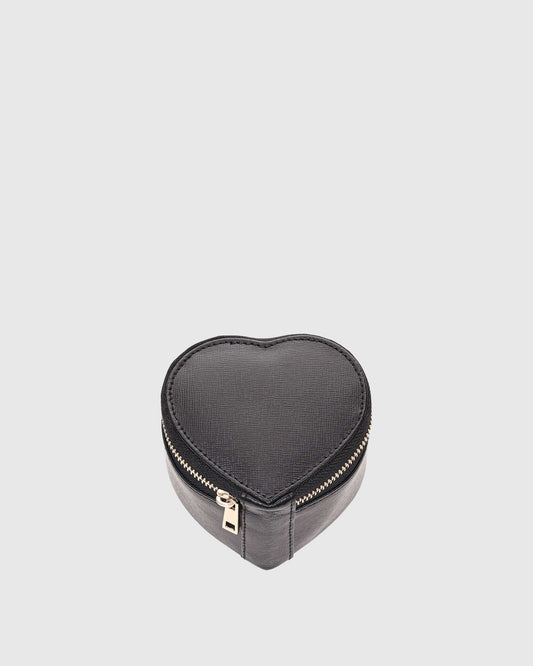 Núnoo Jewelry Box Florence Black w. Gold Accessories Black