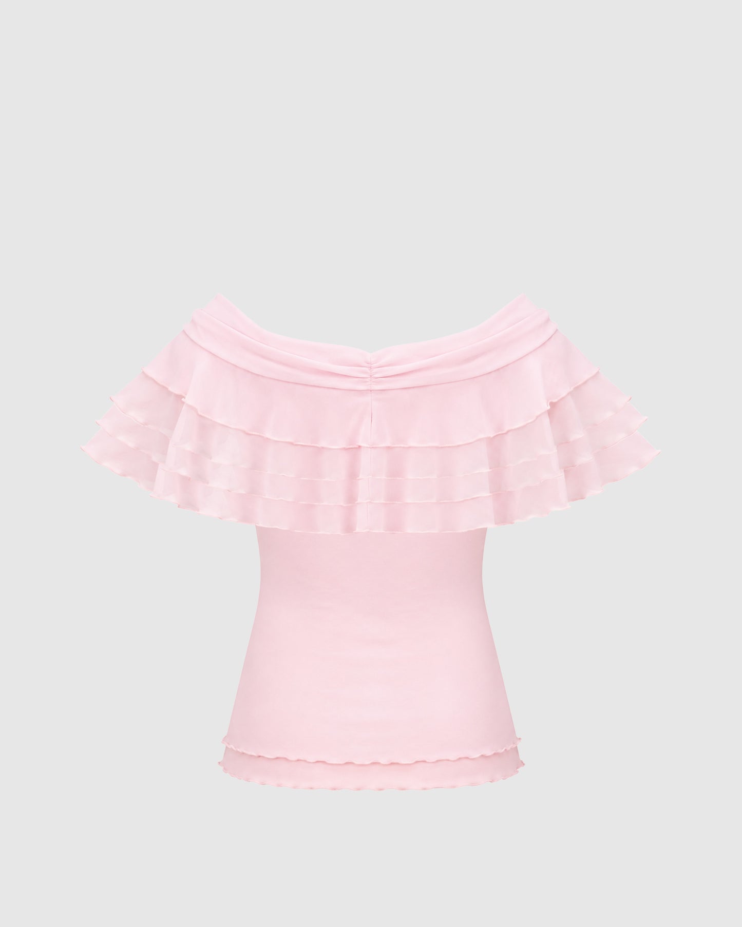Núnoo Juliette Ruffle Top - Berg Larsen x Núnoo Berg Larsen Baby Pink