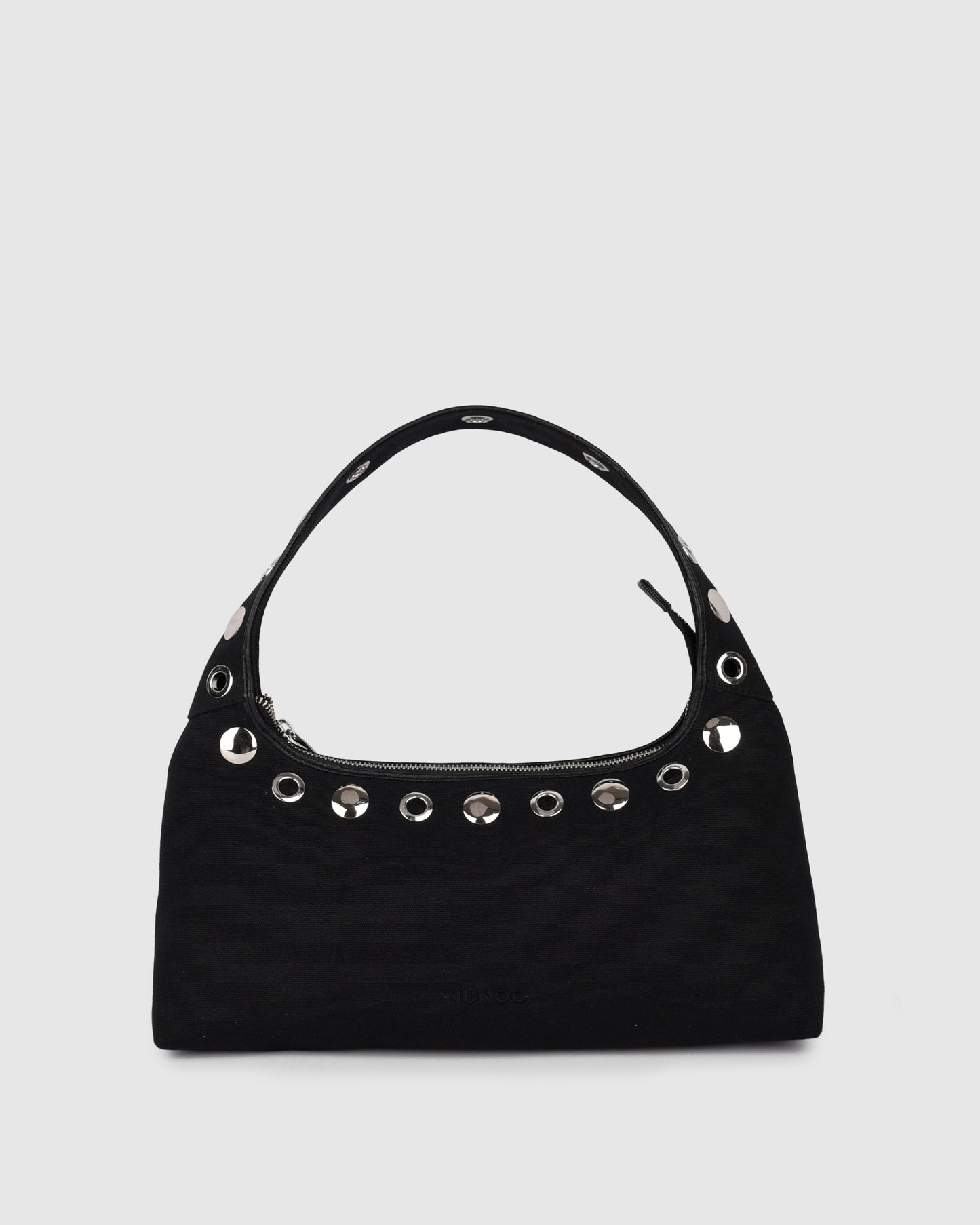 Núnoo Large Dandy Studs Canvas Black Large Black
