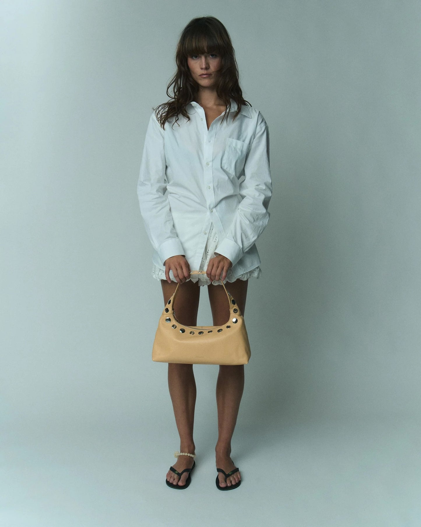 Núnoo Large Dandy Studs Mountain Cream Large Cream