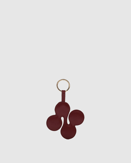 Núnoo Logo Keyring Florence Maroon w. Gold Accessories Maroon