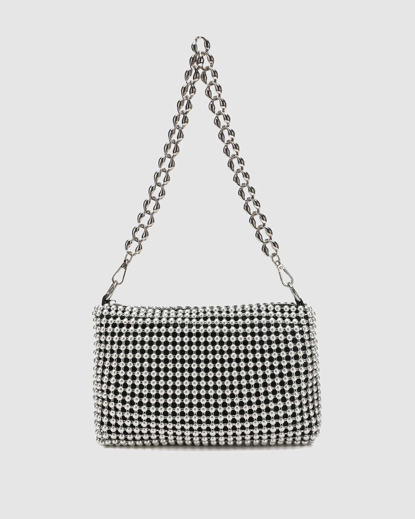 Núnoo Lucia Metal Silver Small bag