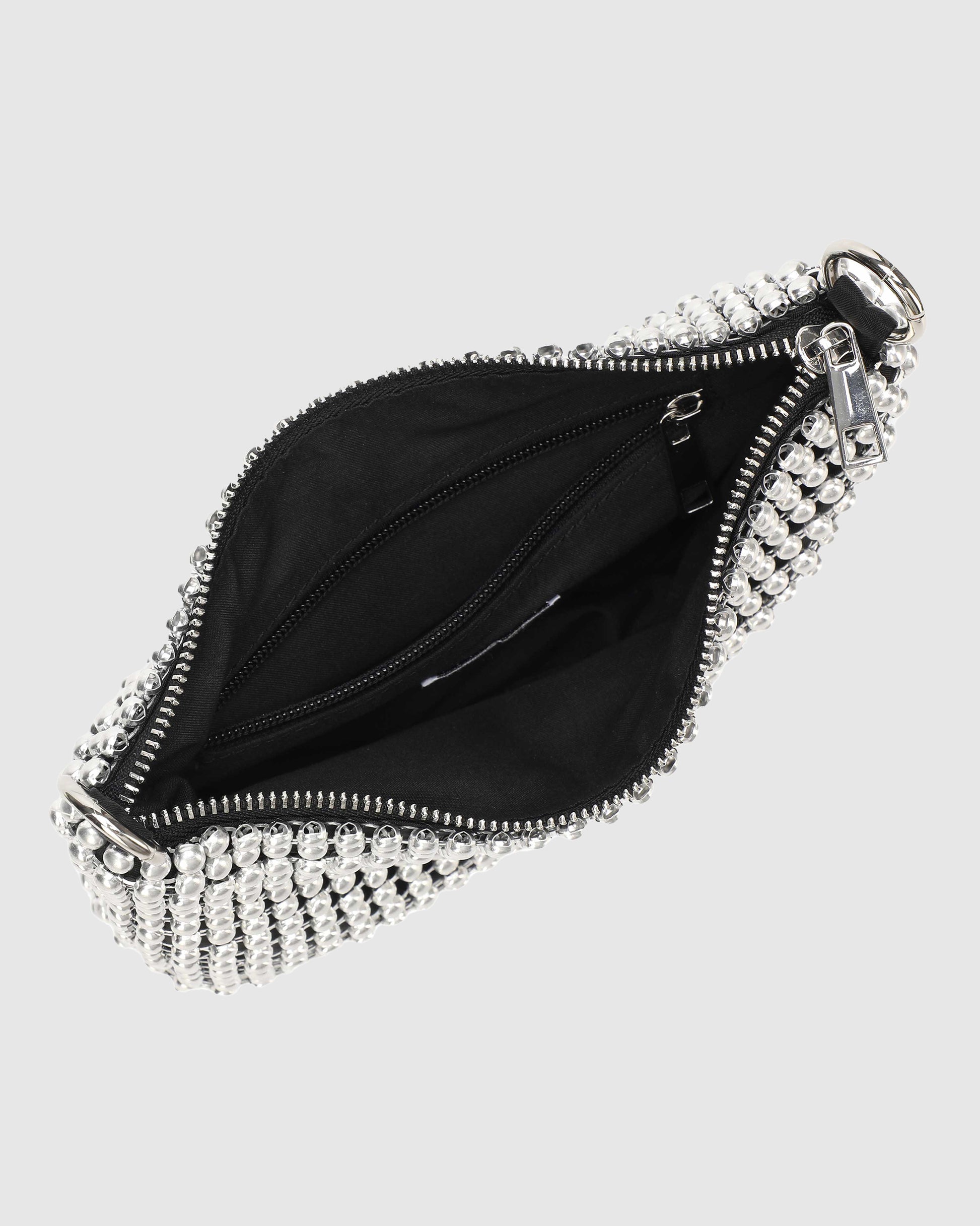 Núnoo Lucia Metal Silver Small bag