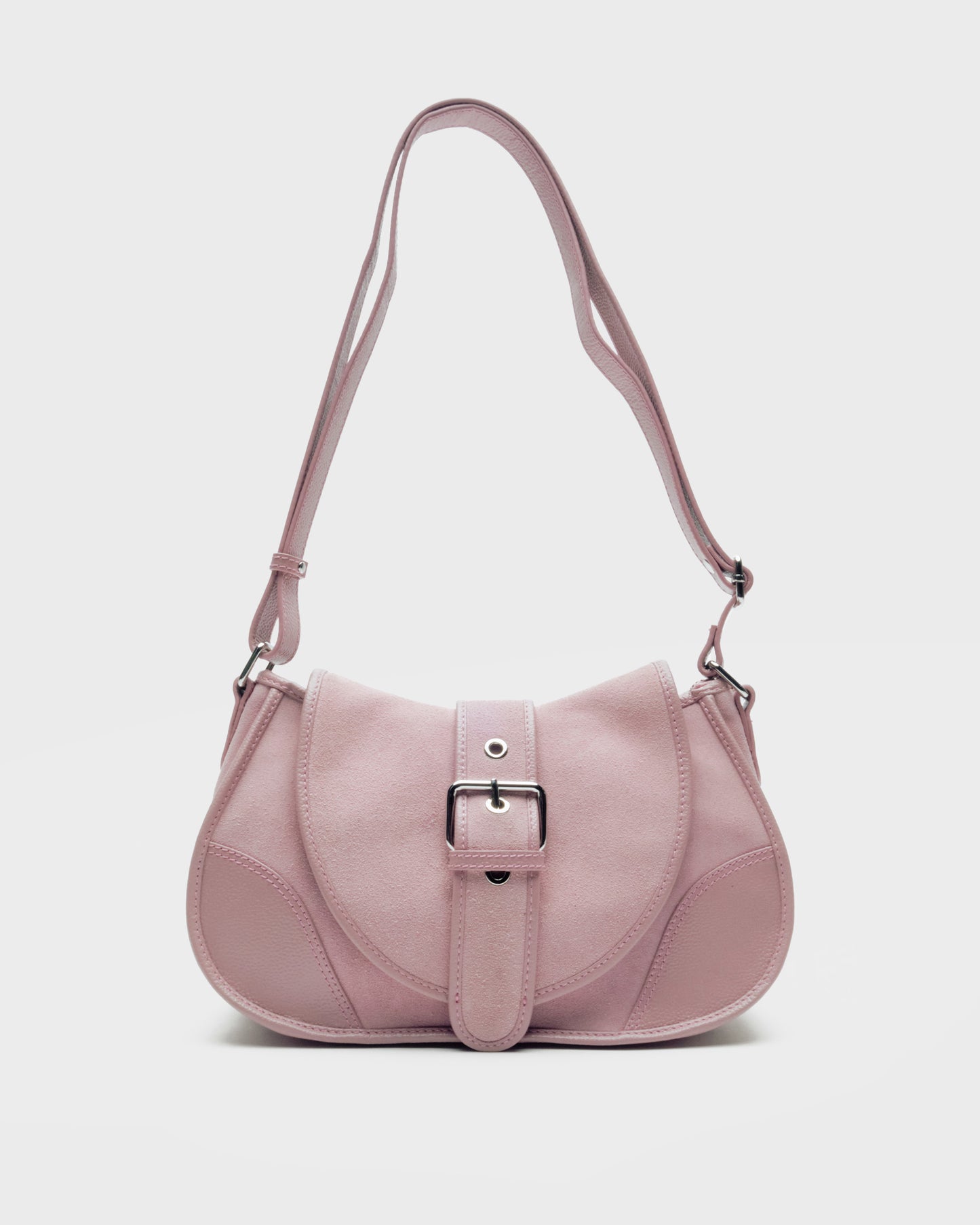 Núnoo Maria Suede Candyfloss Medium Candyfloss