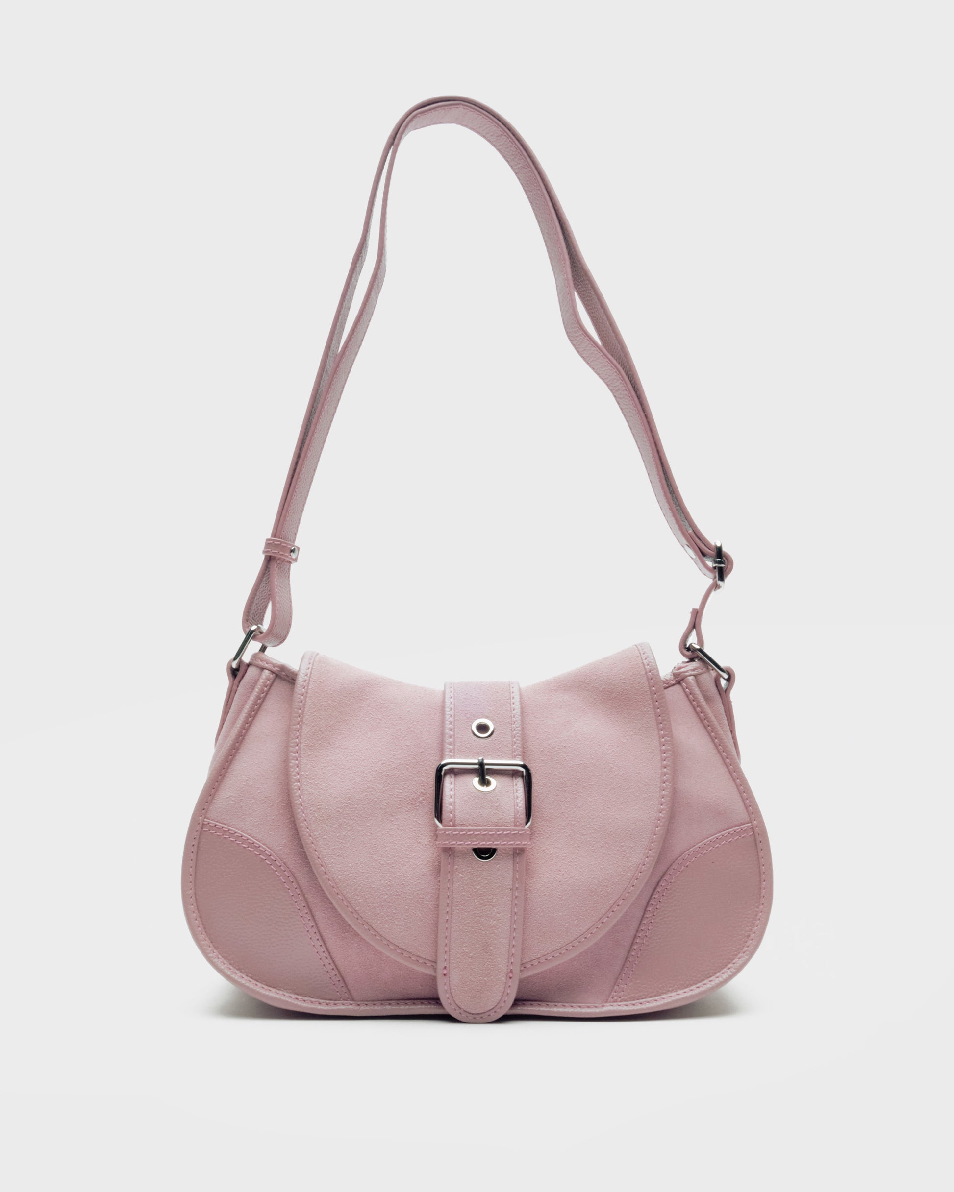 Núnoo Maria Suede Candyfloss Medium Candyfloss