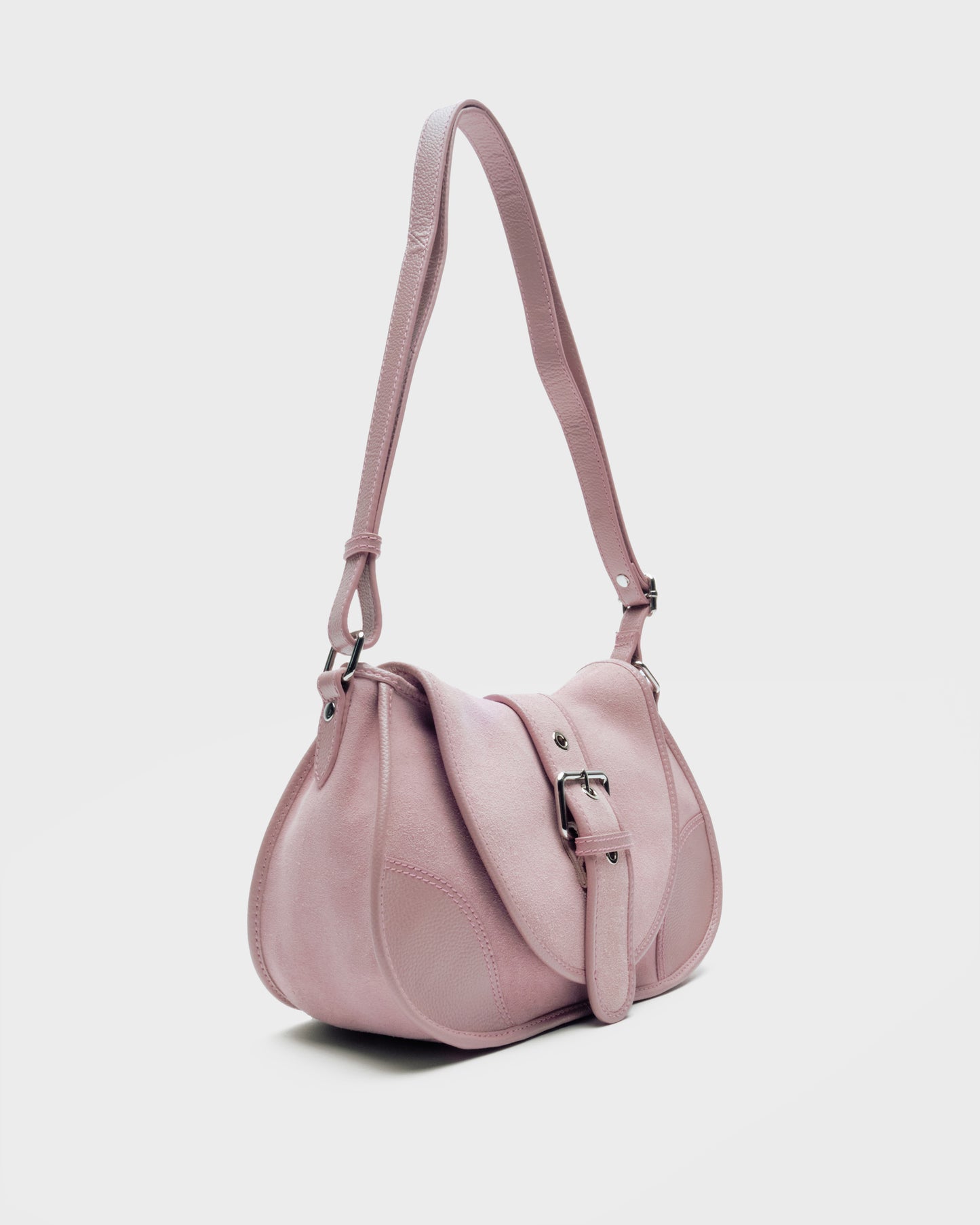 Núnoo Maria Suede Candyfloss Medium Candyfloss