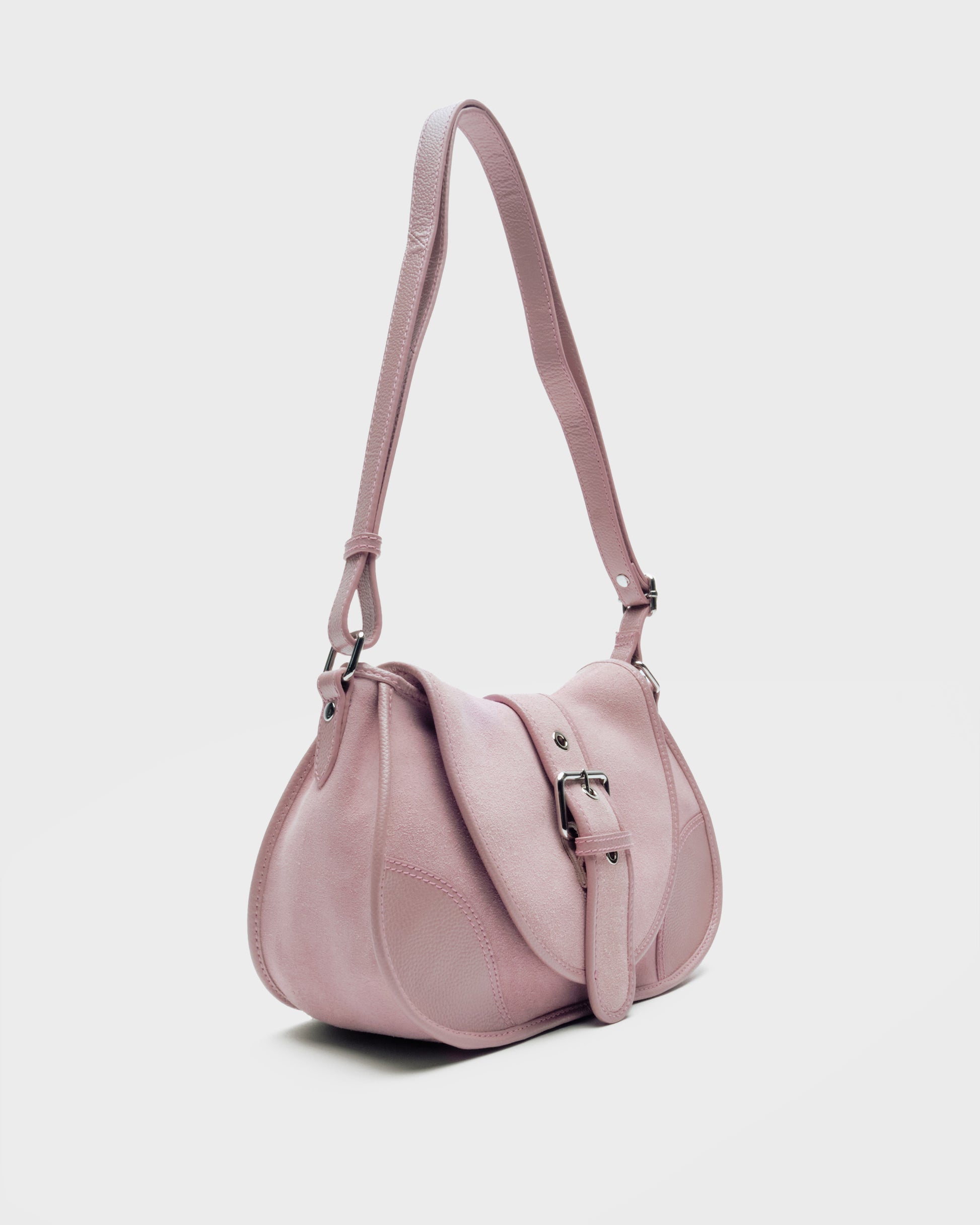 Núnoo Maria Suede Candyfloss Medium Candyfloss