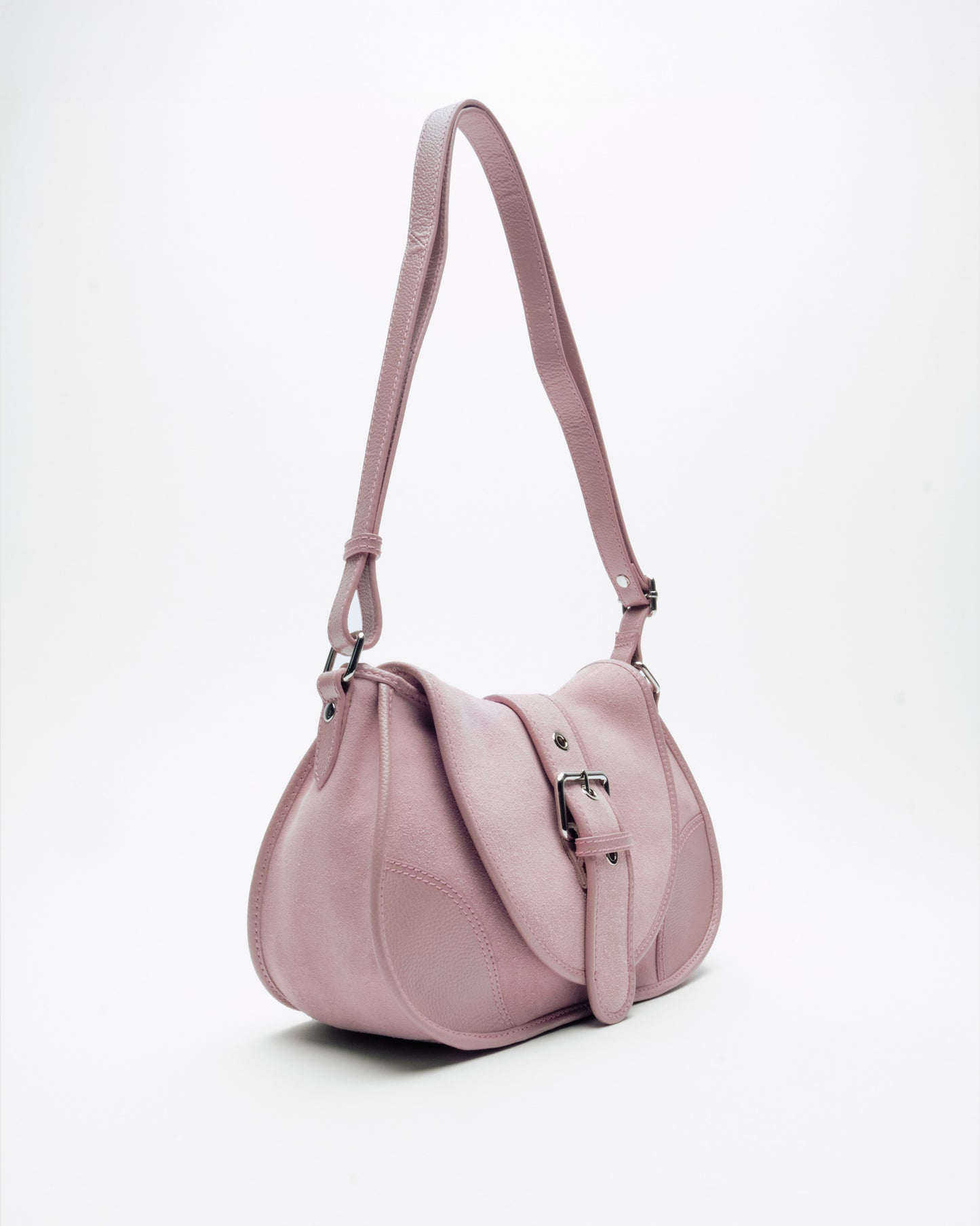 Núnoo Maria Suede Candyfloss Medium Candyfloss