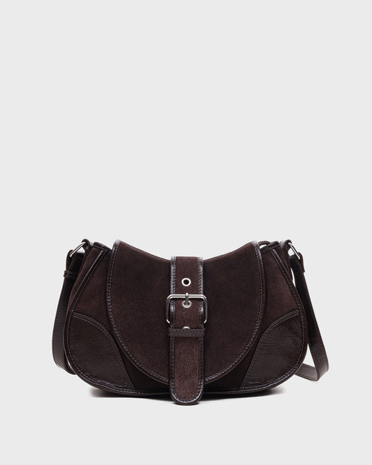 Núnoo Maria Suede Chocolate Medium Chocolate