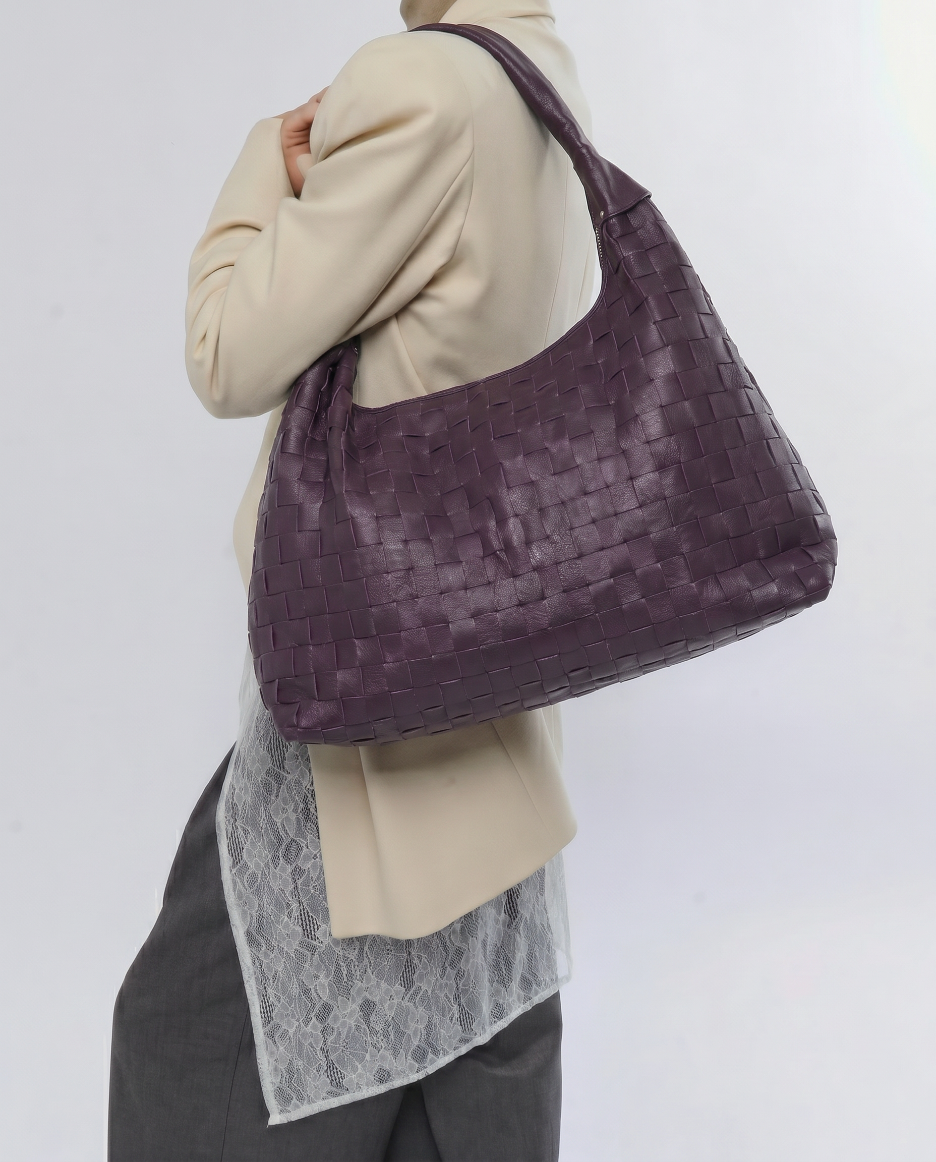 Núnoo Maxi Dandy Braided Air 1 Wine Maxi Wine