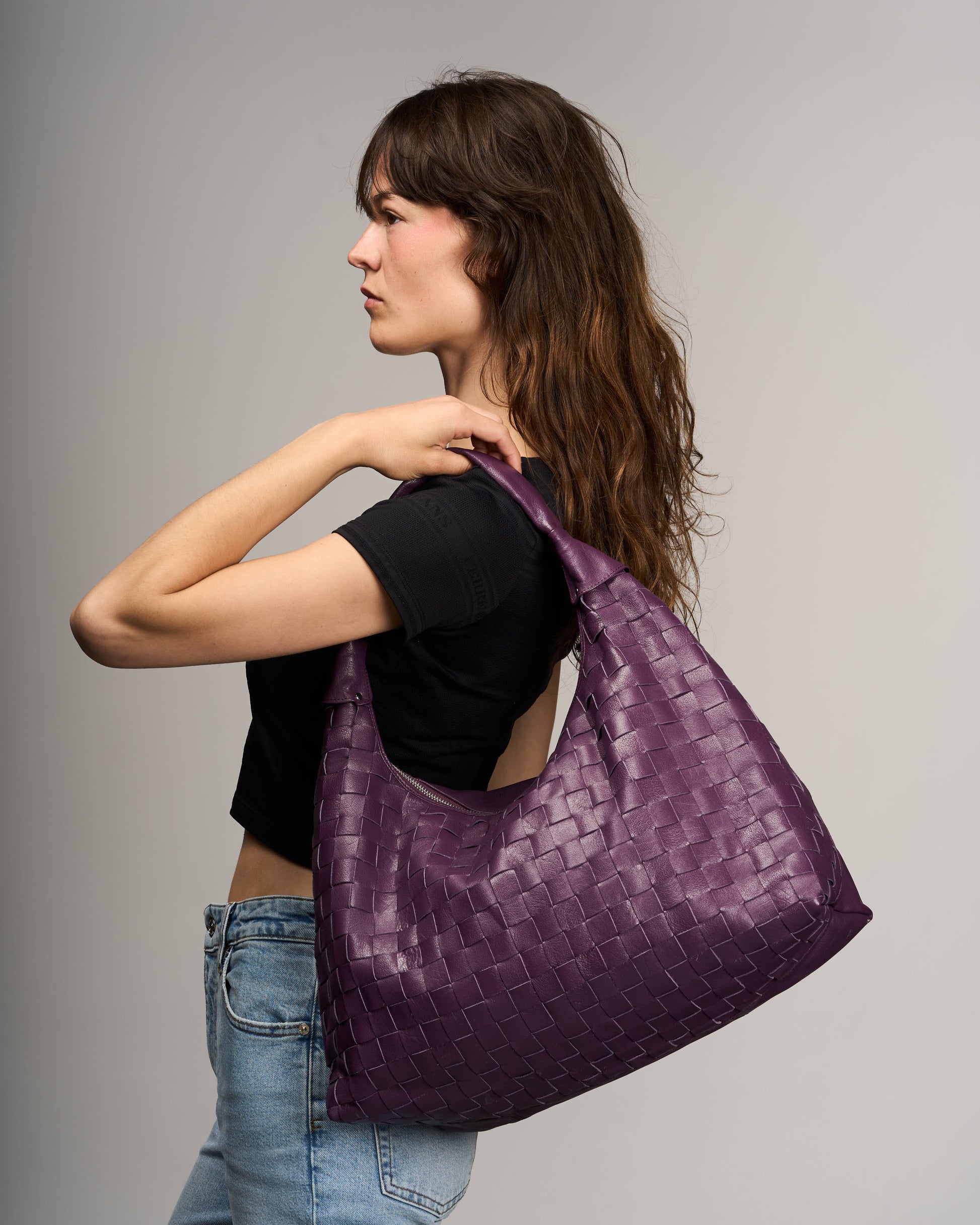 Núnoo Maxi Dandy Braided Air 1 Wine Maxi Wine