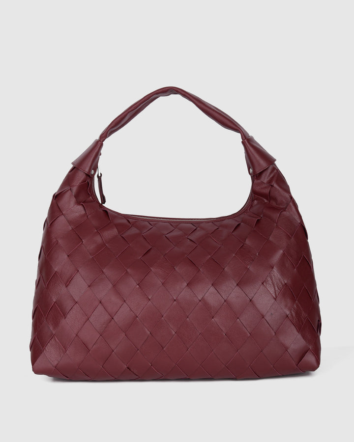Núnoo Maxi Dandy Braided Bias Mountain Bordeaux Maxi Bordeaux