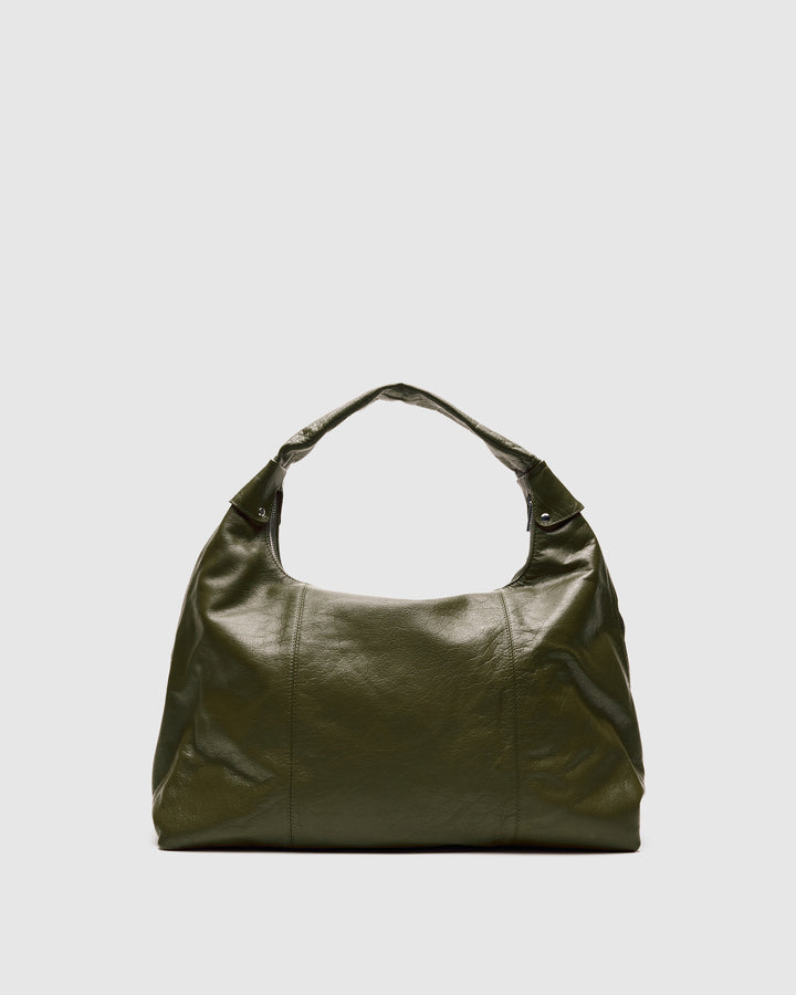 Núnoo Maxi Dandy Braided Bias Mountain Dark Olive Maxi Dark Olive