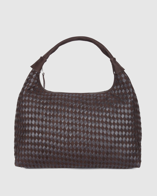 Núnoo Maxi Dandy Braided Nubuck Chocolate Maxi Chocolate