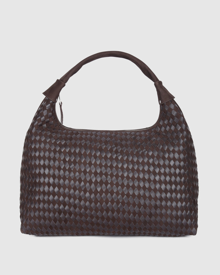 Núnoo Maxi Dandy Braided Nubuck Chocolate Maxi Chocolate