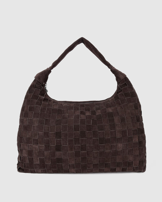 Núnoo Maxi Dandy Braided Suede Dark Brown Maxi Dark brown