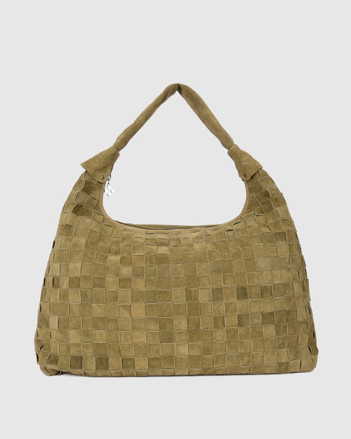 Núnoo Maxi Dandy Braided Suede Sage Maxi Sage