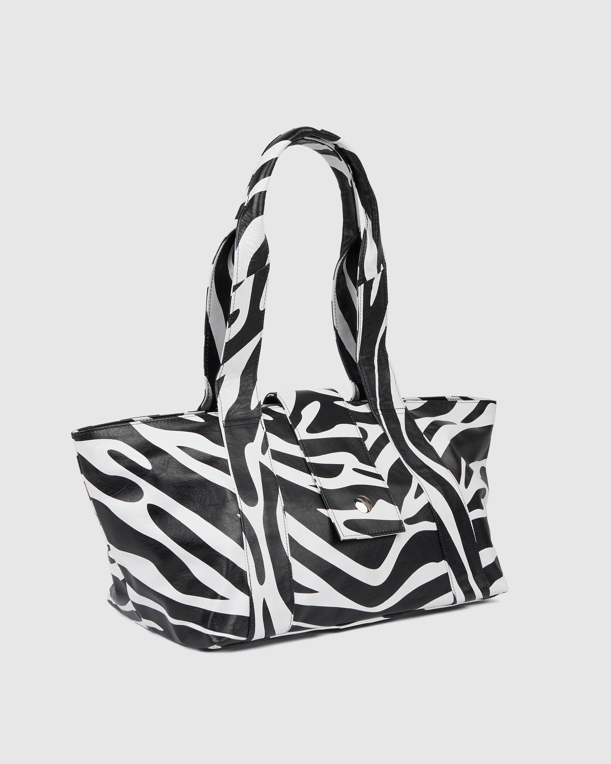 Núnoo Maxi Shopper Savanna Black Stripe Maxi Black Stripe