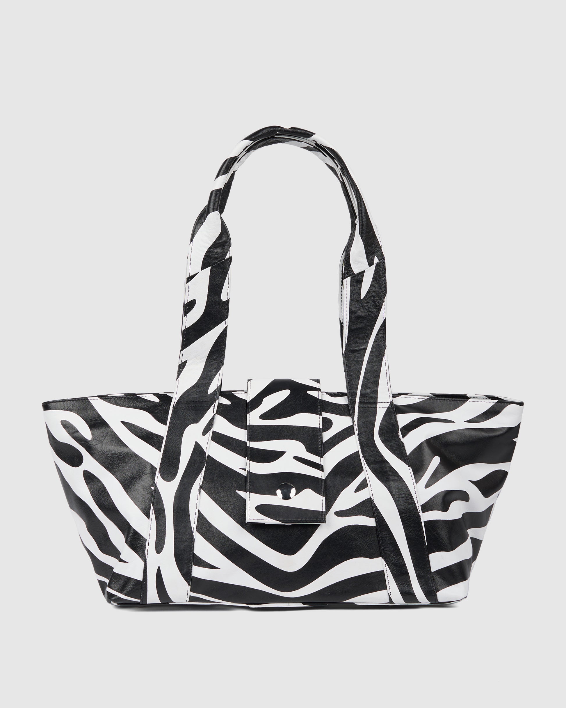 Núnoo Maxi Shopper Savanna Black Stripe Maxi Black Stripe