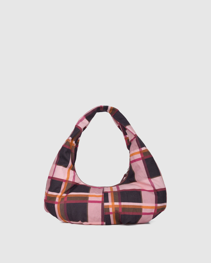 Núnoo Mini Alma Canvas Check Small bag Check