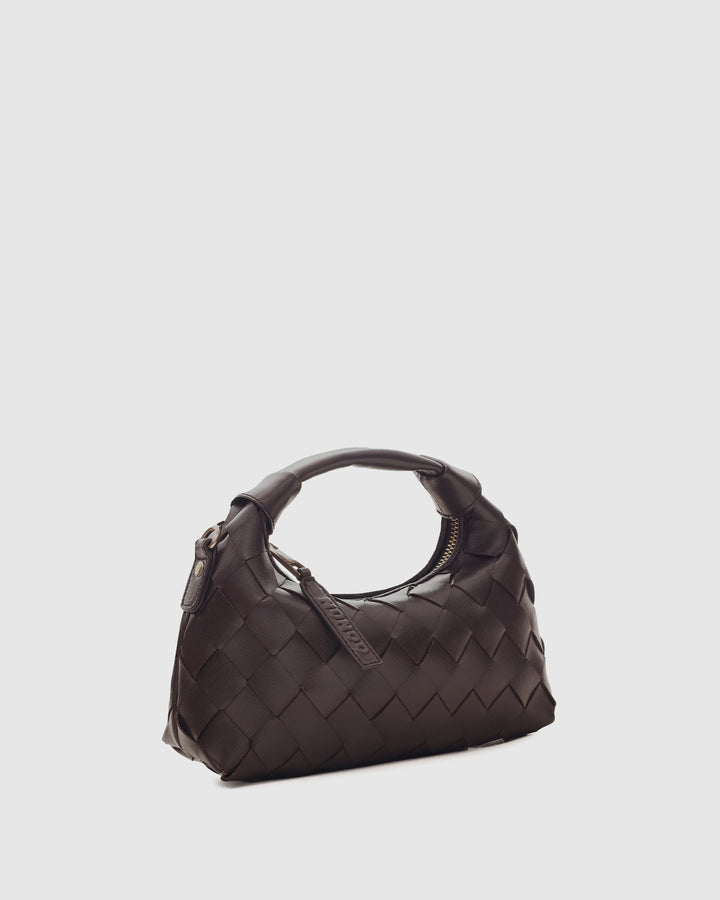 Núnoo Mini Dandy Braided Florence Mole w. Light Gold Small bag Mole