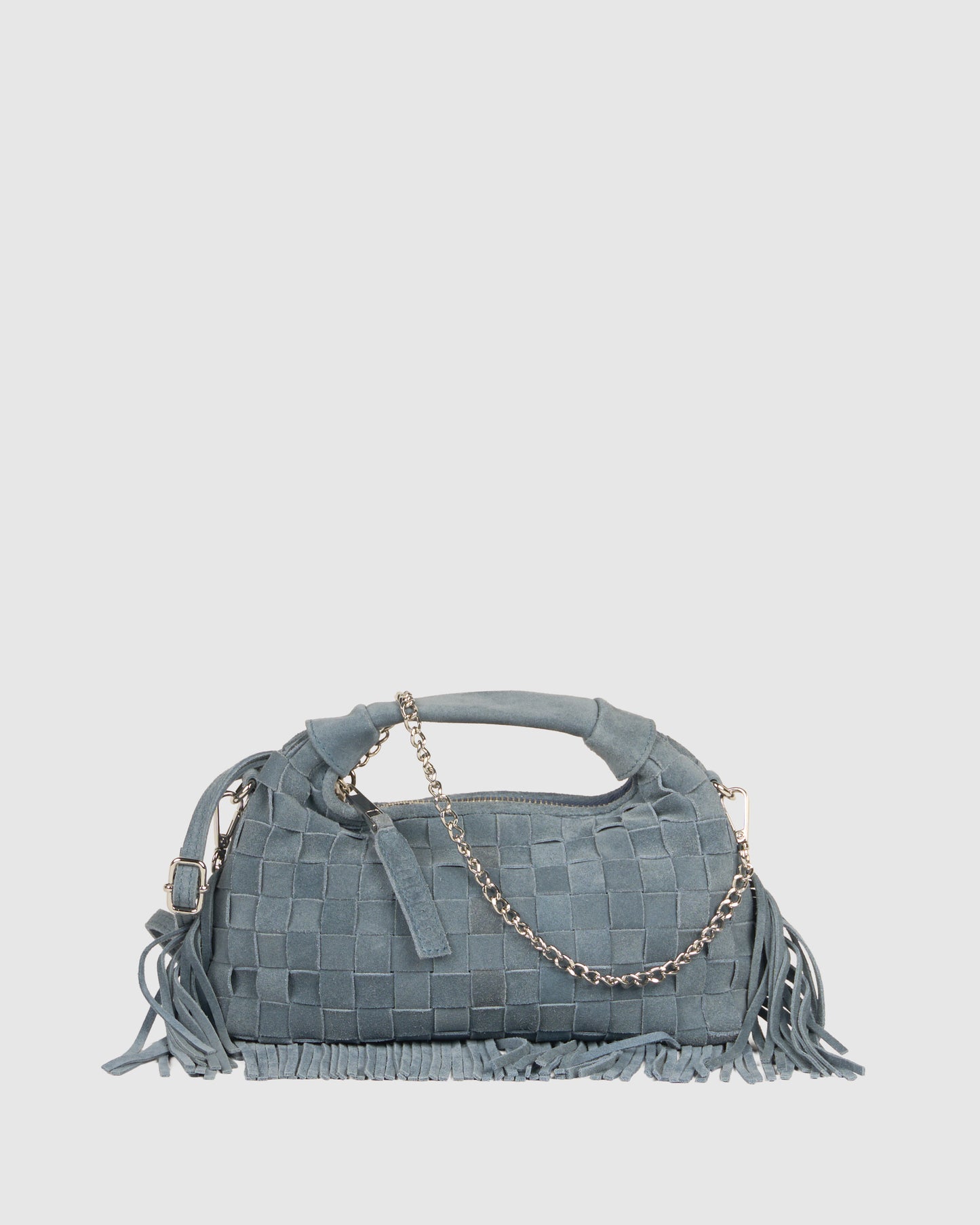 Núnoo Mini Dandy Braided Fringe Jeans - Berg Larsen x Núnoo Small bag Jeans