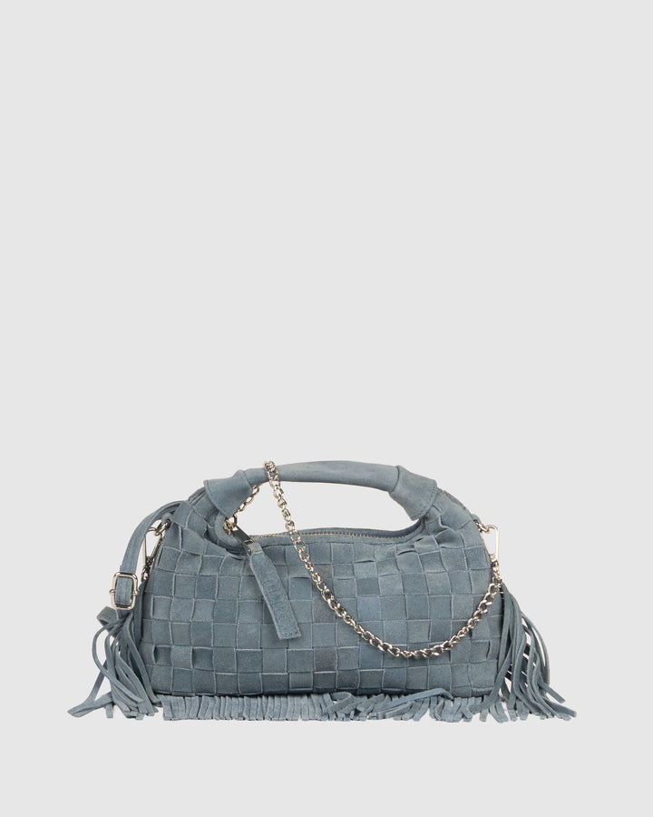 Núnoo Mini Dandy Braided Fringe Jeans - Berg Larsen x Núnoo Small bag Jeans