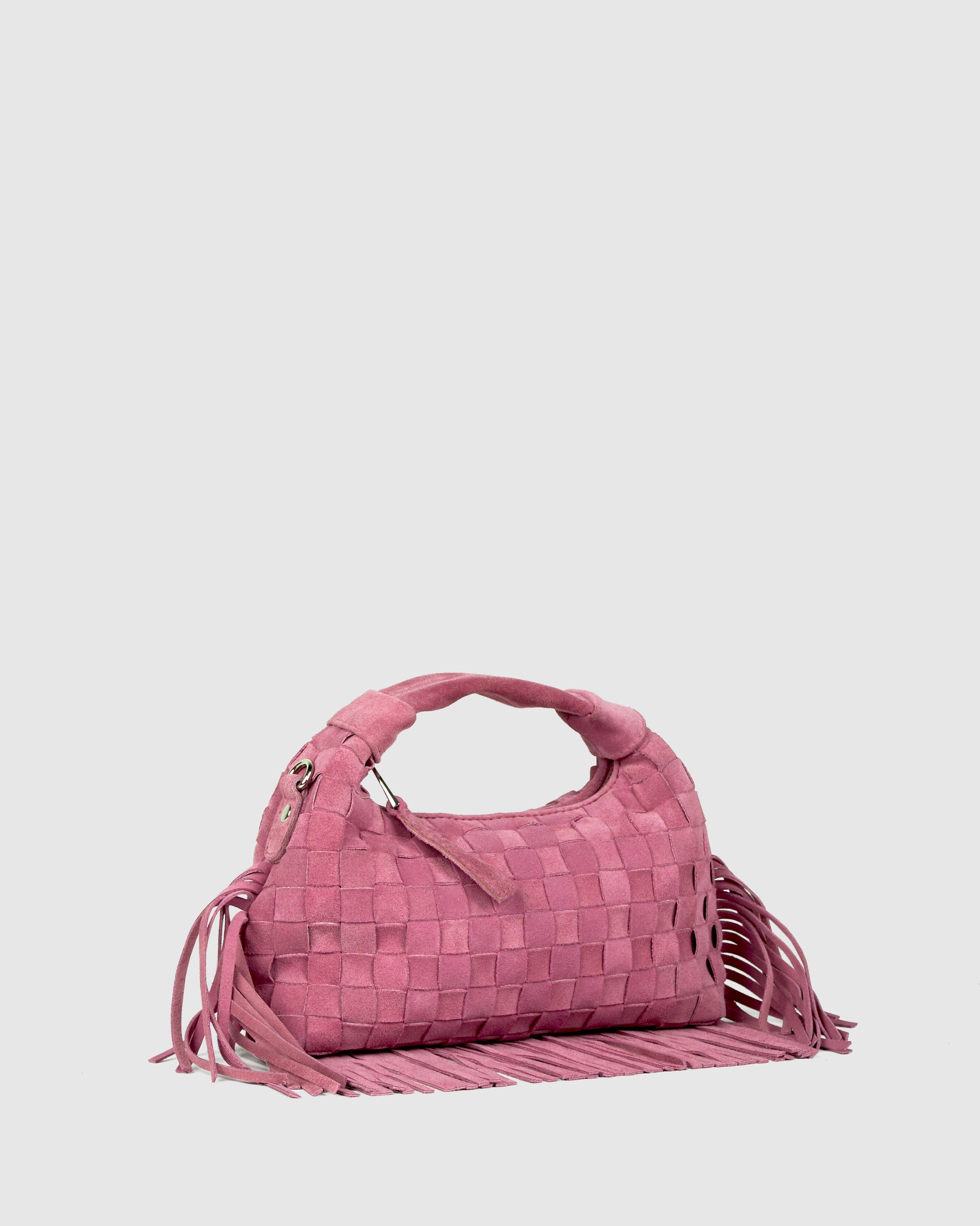 Núnoo Mini Dandy Braided Fringe Pink - Berg Larsen x Núnoo Small bag Pink