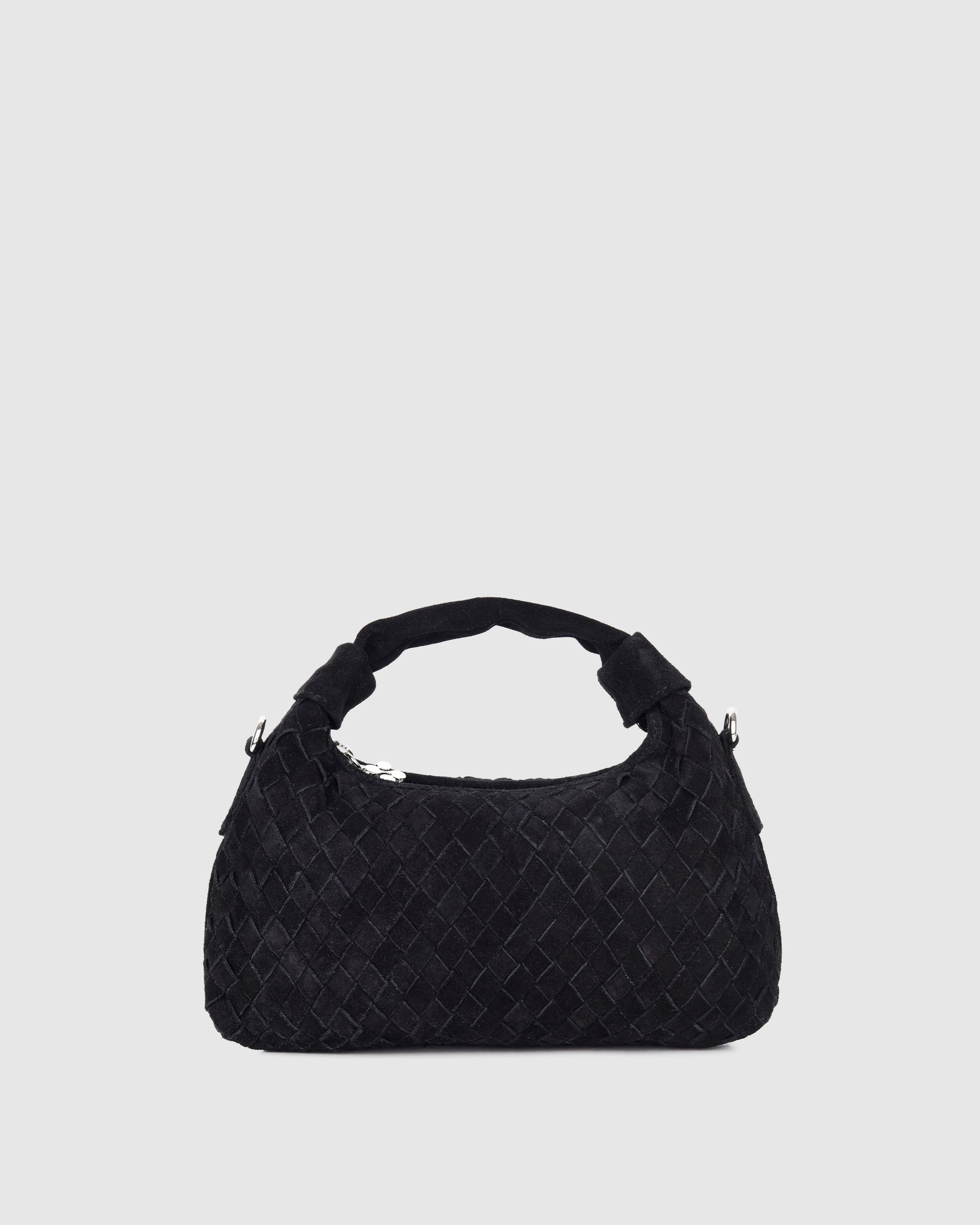 Núnoo Mini Dandy Braided Suede Black Small bag Black