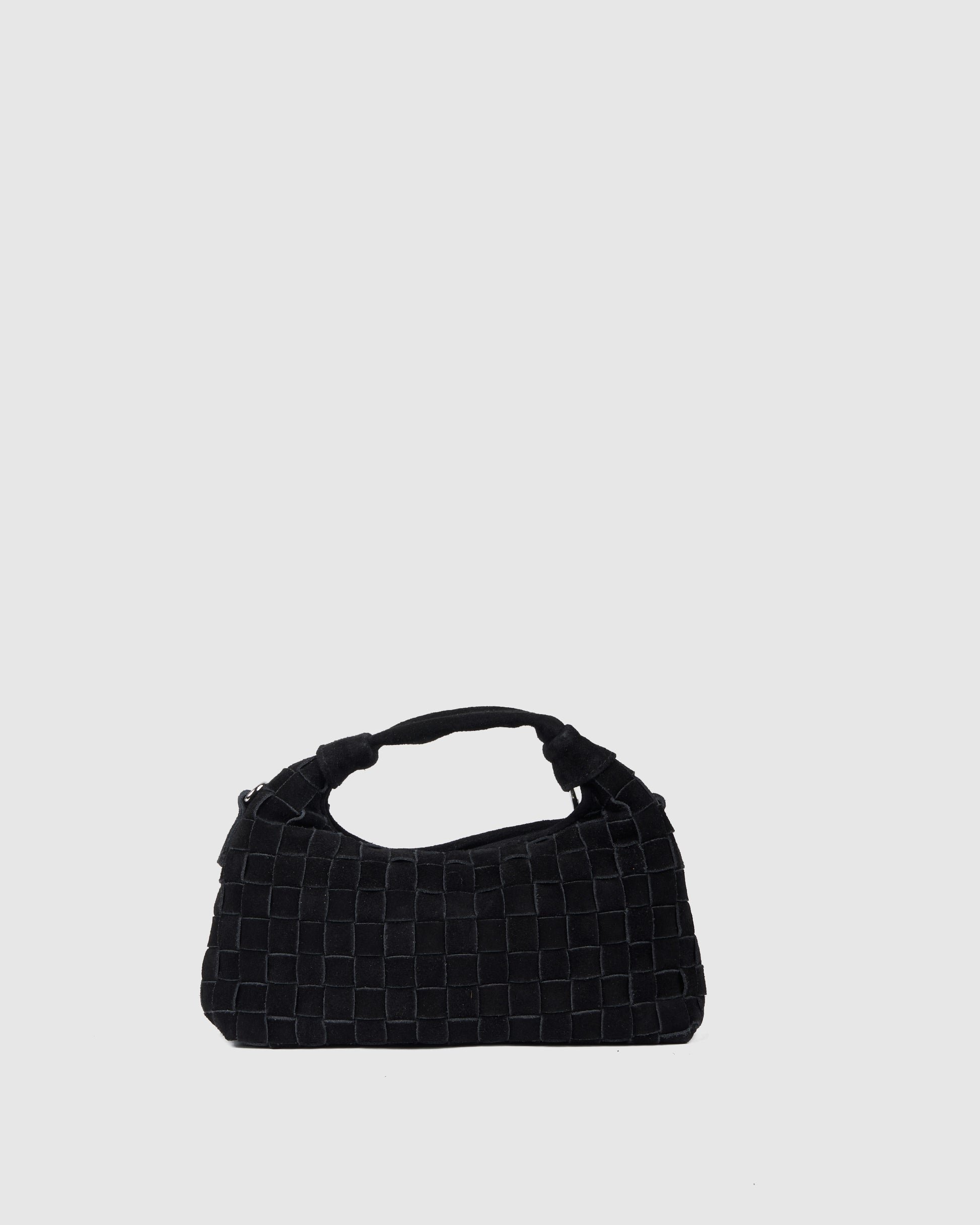 Núnoo Mini Dandy Braided Suede Black Small bag Black