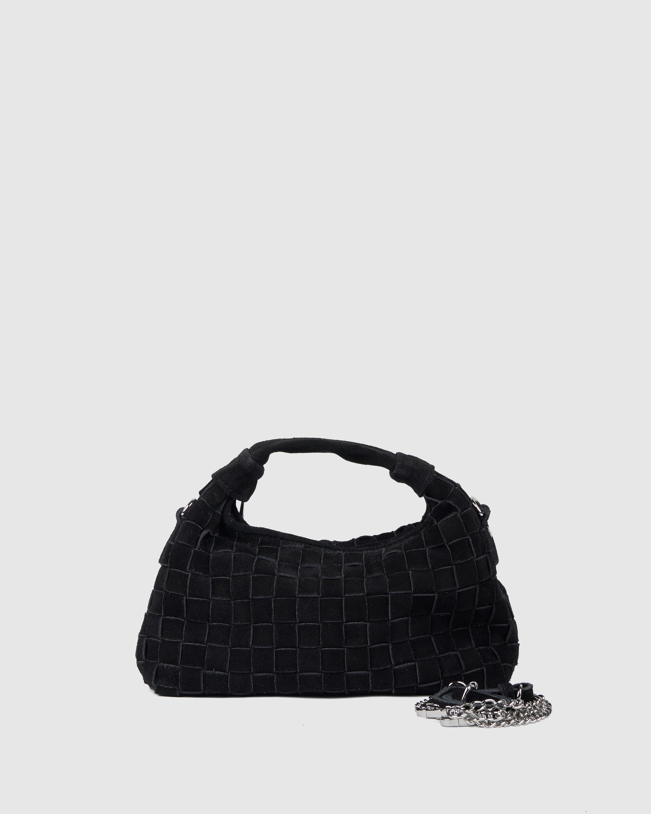 Mini Dandy Braided Suede Black – Núnoo EU