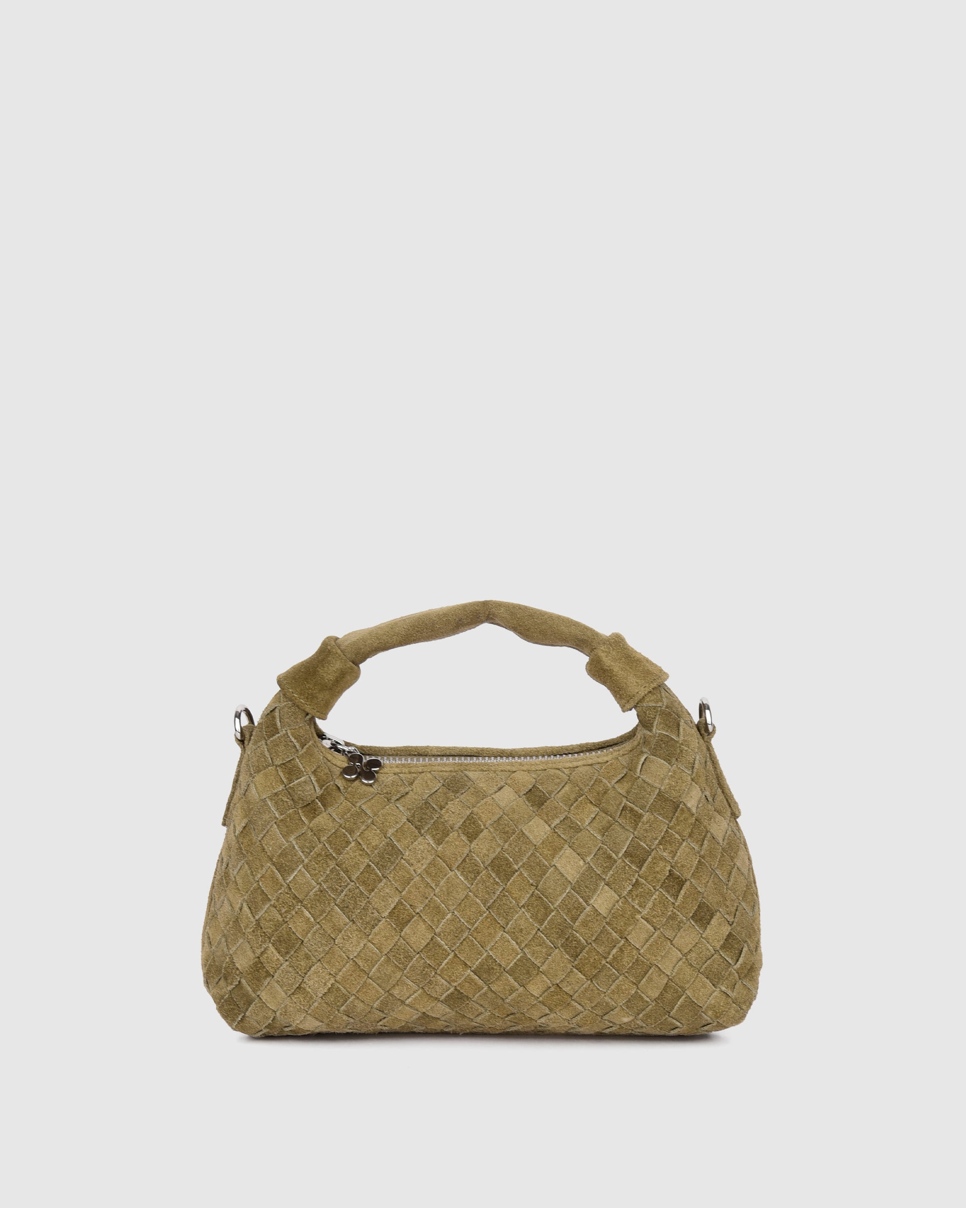Núnoo Mini Dandy Braided Suede Sage Small bag Sage