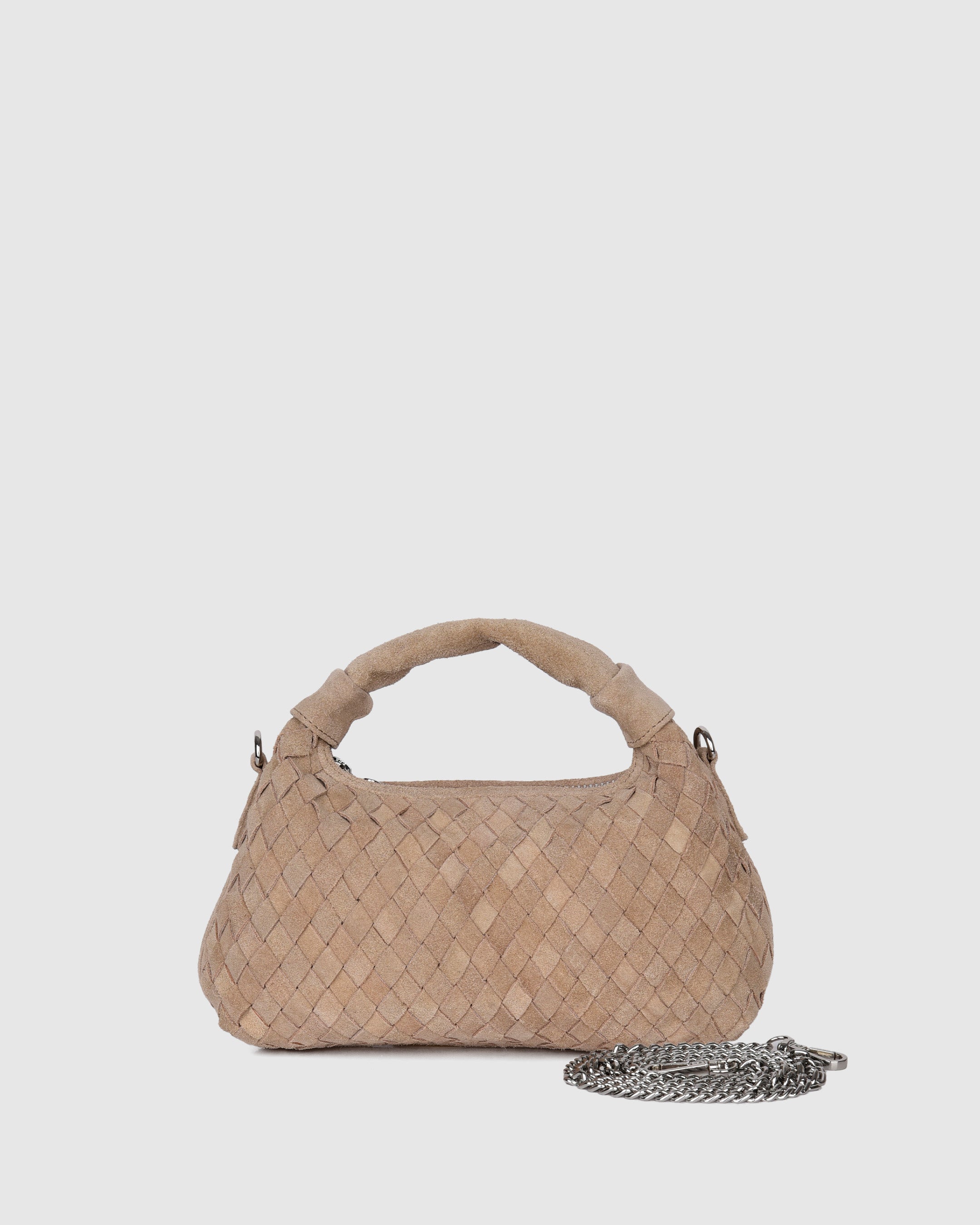 Mini Dandy Braided Suede Sand – Núnoo EU