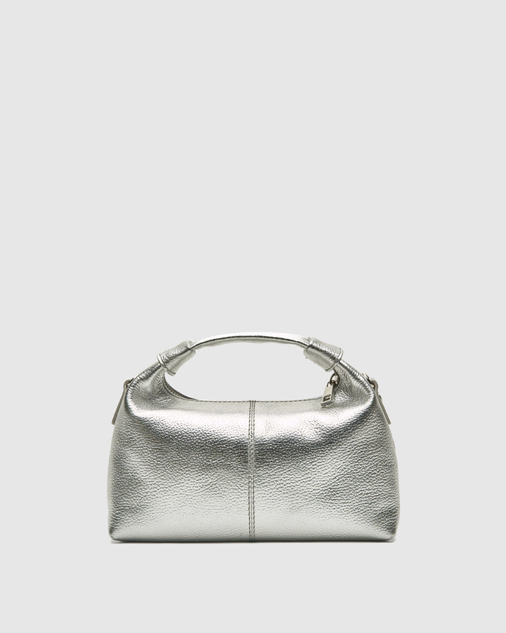 Núnoo Mini Dandy Metallic Silver Small bag Silver