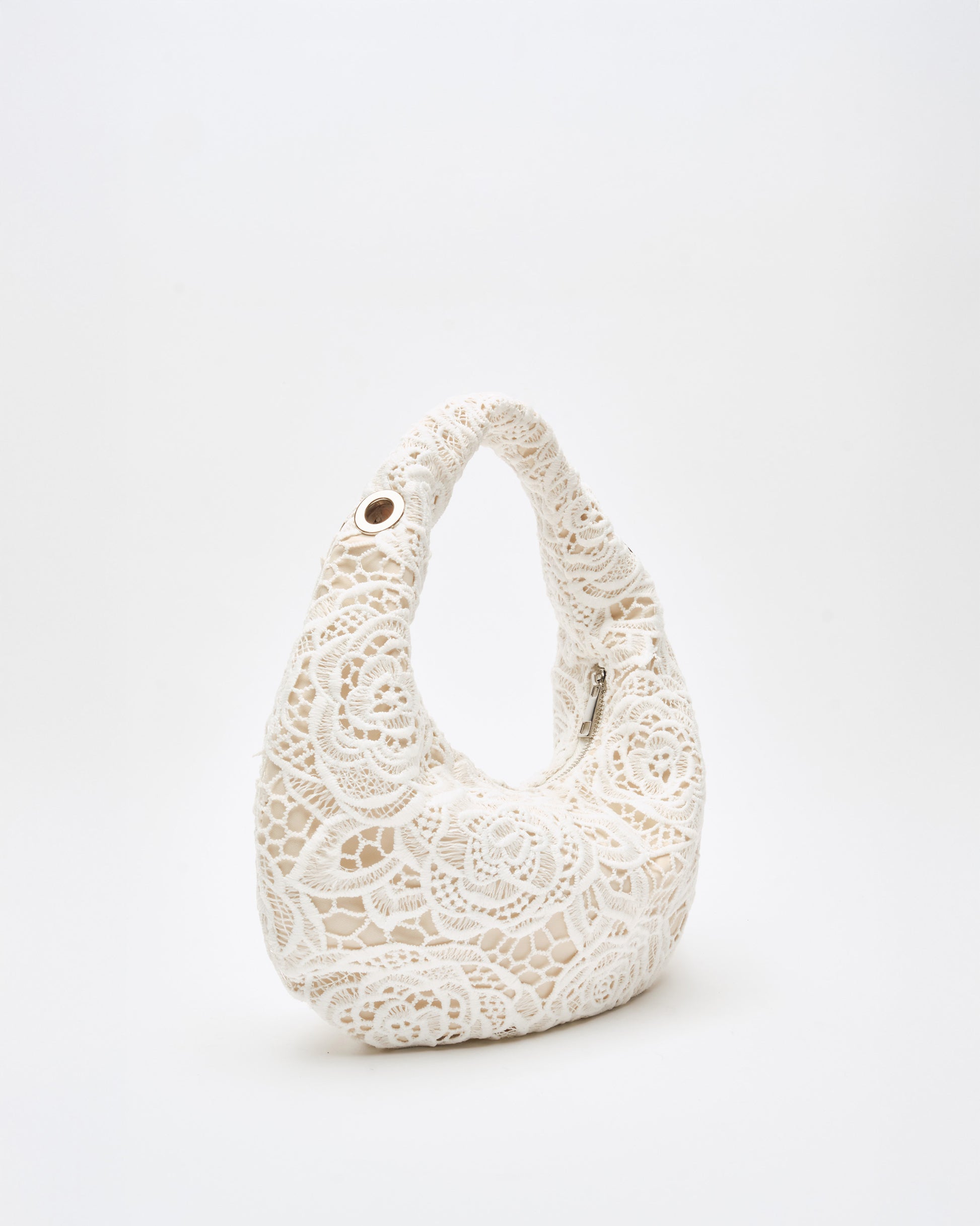 Núnoo Mini Gabi Lace Warm Grey Small bag Warm Grey