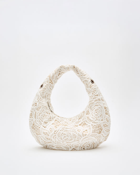 Núnoo Mini Gabi Lace Warm Grey Small bag Warm Grey