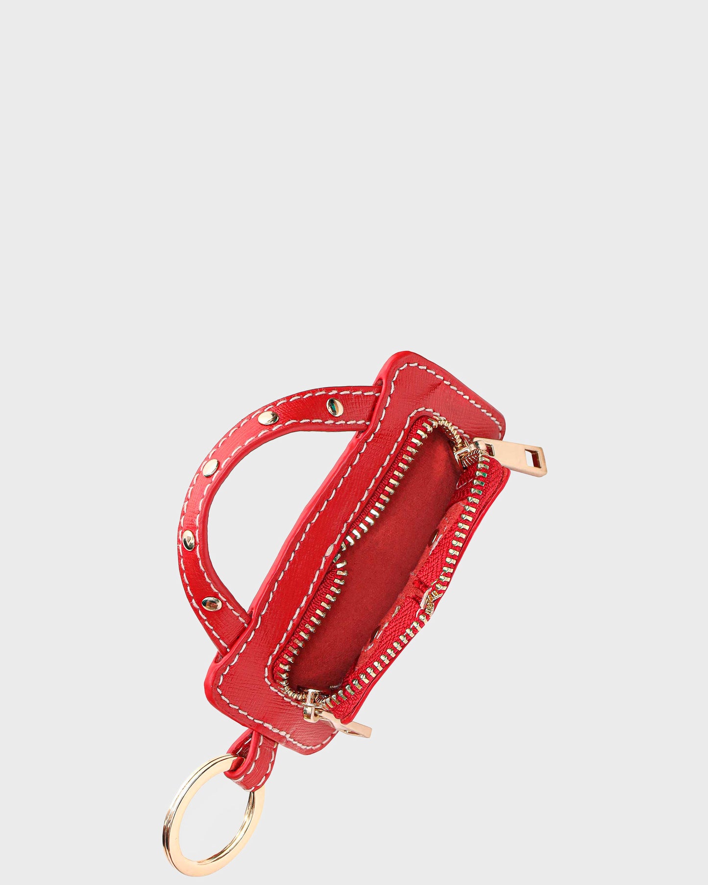 Núnoo Mini Helena Keyring Florence Bright Red w. Gold Accessories Bright Red