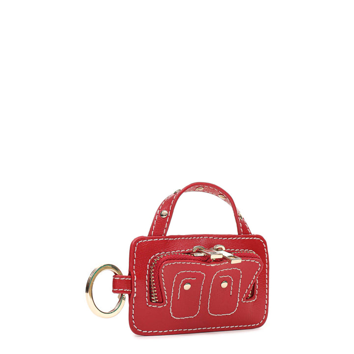 Núnoo Mini Helena Keyring Florence Bright Red w. Gold Accessories Bright Red