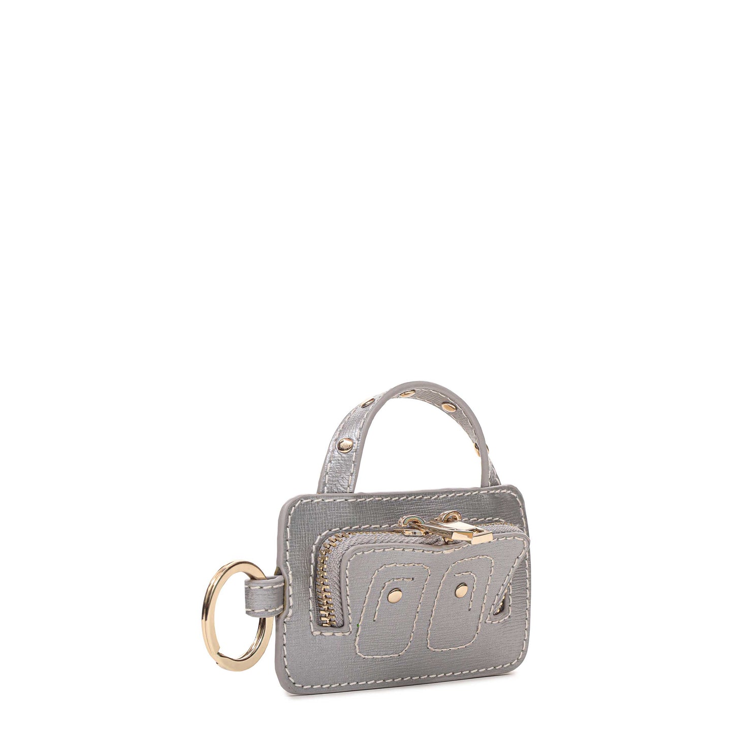 Núnoo Mini Helena Keyring Florence Silver w. Gold Accessories Silver