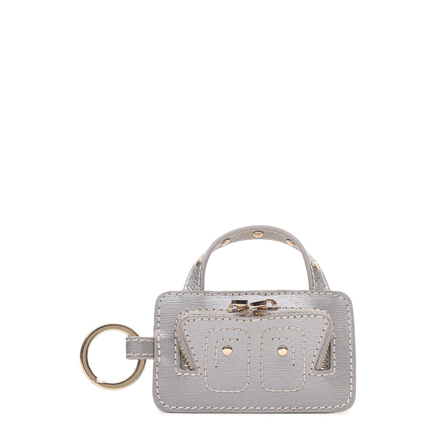 Núnoo Mini Helena Keyring Florence Silver w. Gold Accessories Silver