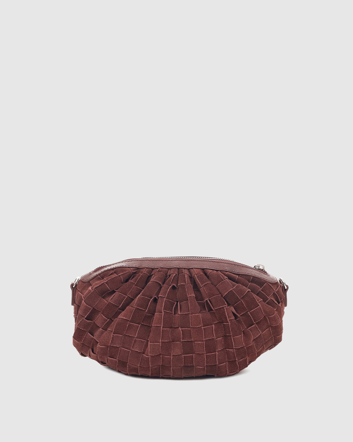 Núnoo Myra Braided Suede Rum Small bag Rum