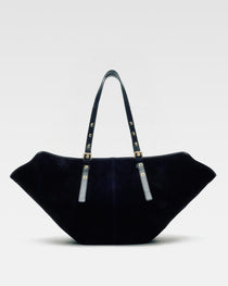 Nora Suede Black w. Gold