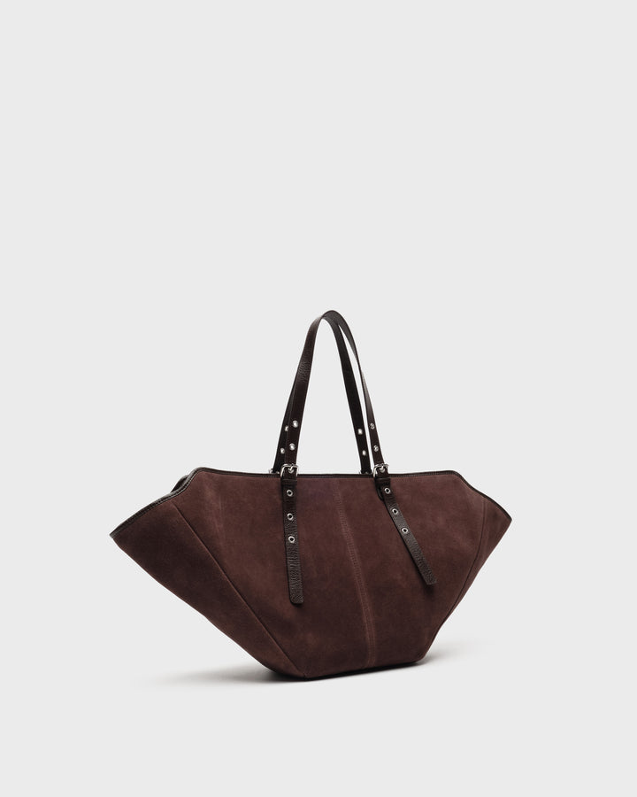 Núnoo Nora Suede Chocolate Maxi Chocolate