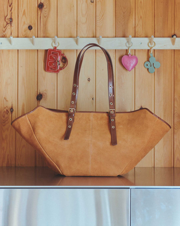 Núnoo Nora Suede Toffee w. Gold Maxi Toffee