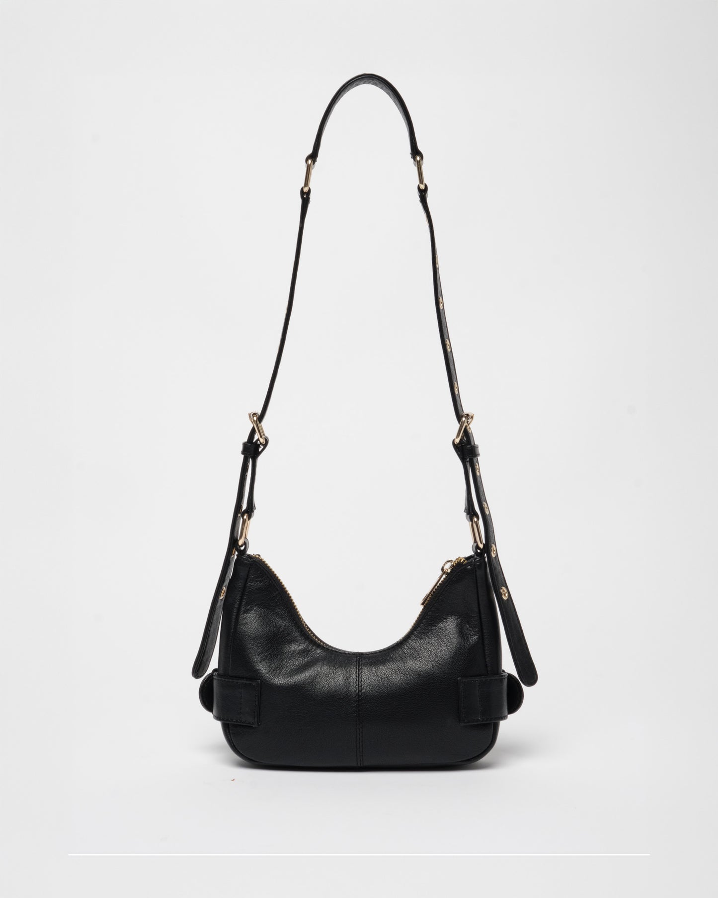 Núnoo Palma Air 1 Black w. Gold Small bag Black