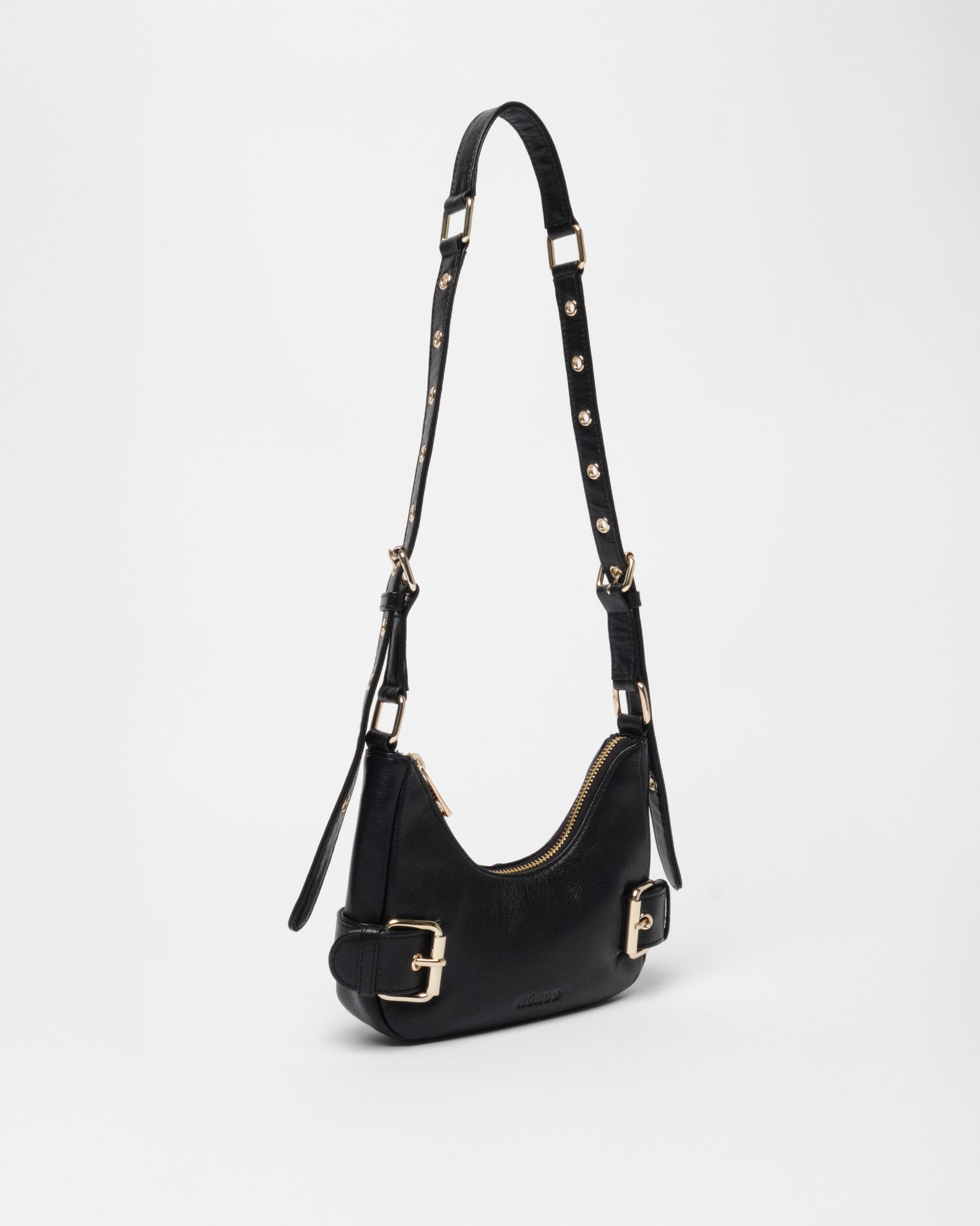 Núnoo Palma Air 1 Black w. Gold Small bag Black