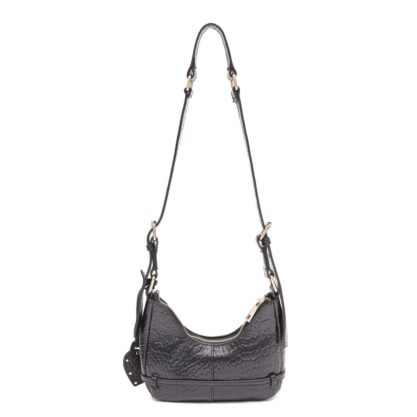 Núnoo Palma Belt New Zealand Black w. Gold Small bag Black