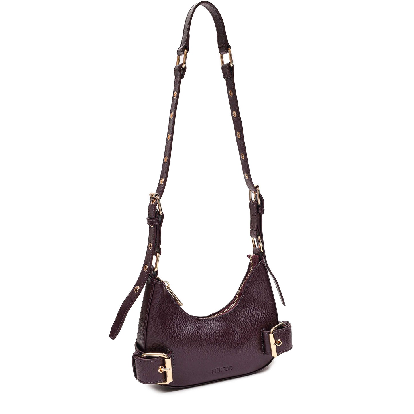 Núnoo Palma Florence Bordeaux w. Gold Small bag Bordeaux