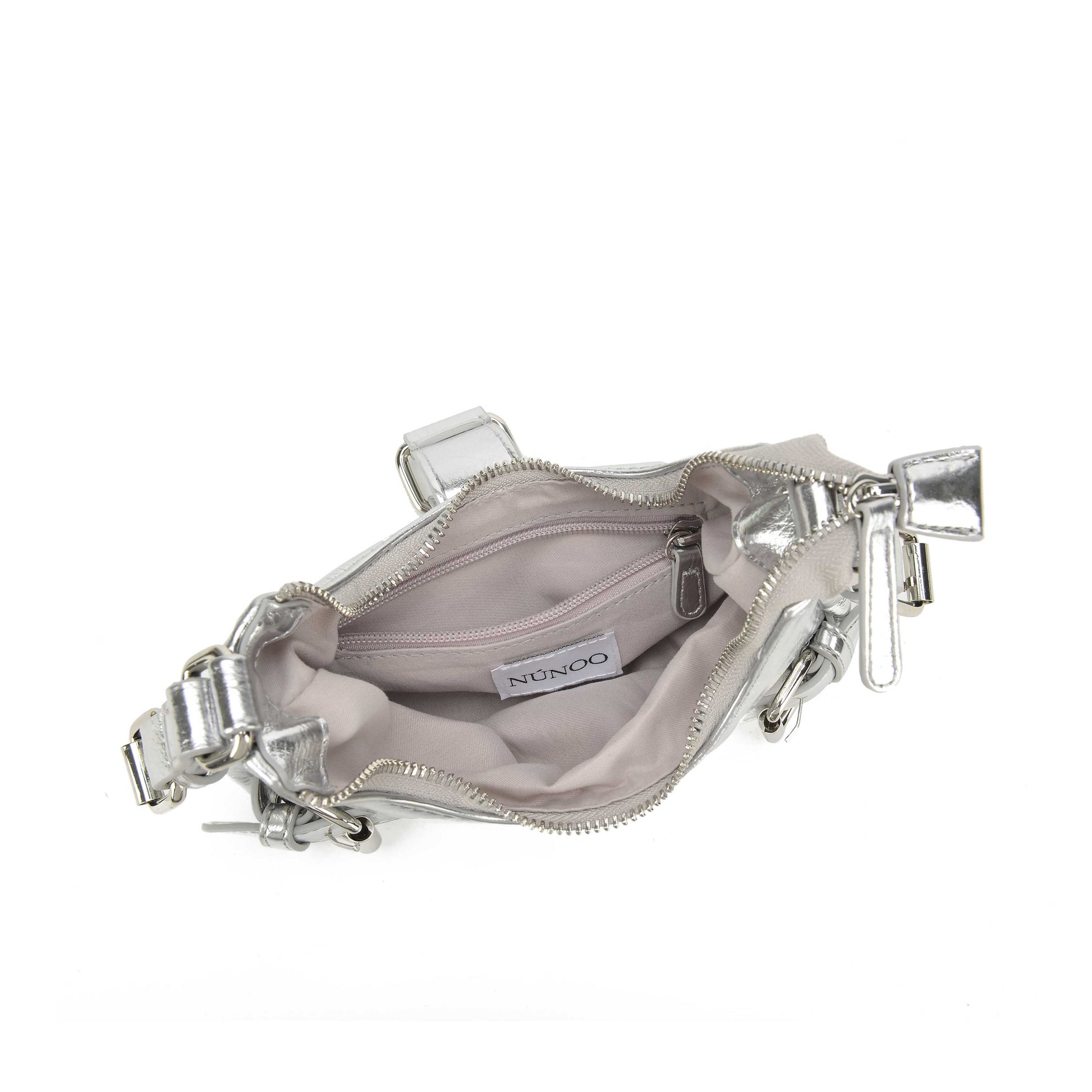 Núnoo Palma Recycled Cool Silver Shoulder bags Silver