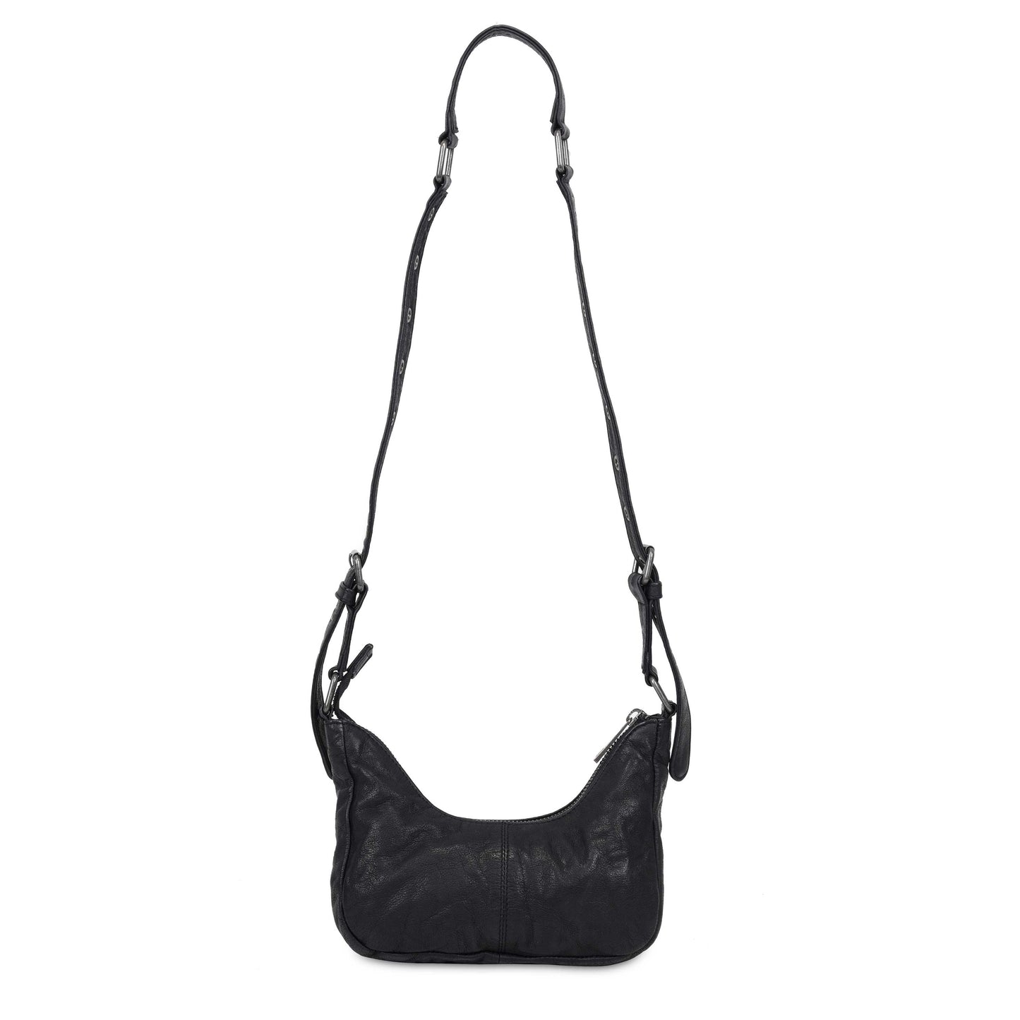 Núnoo Palma Rock Black w. Antique Silver Shoulder bags Black